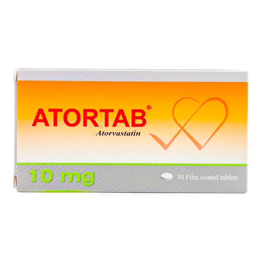 Atortab 10mg Tablets 30's (Atorvastatin)