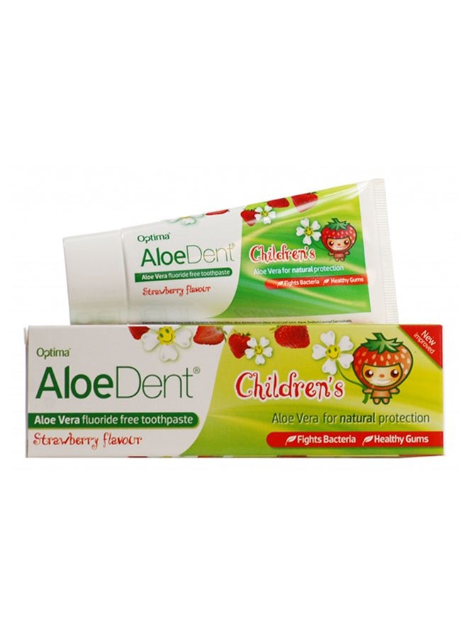 Aloedent Children's Toothpaste 50ml - Strawberry