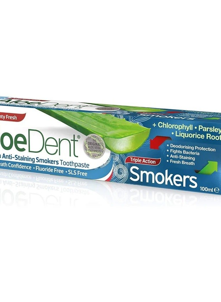Aloedent Toothpaste Anti-Staining Smokers 100ml