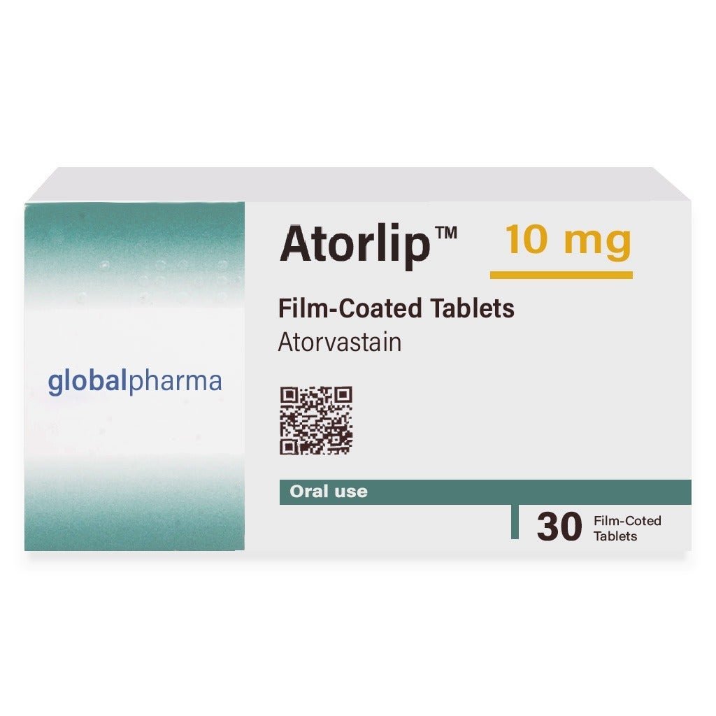 Atorlip 10mg Tablets 30's (Atorvastatin)