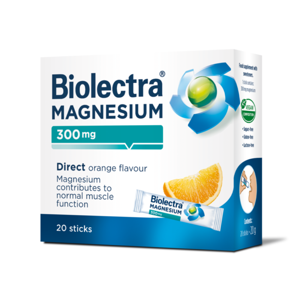 Biolectra Magnesium Direct 300mg Sticks 20's