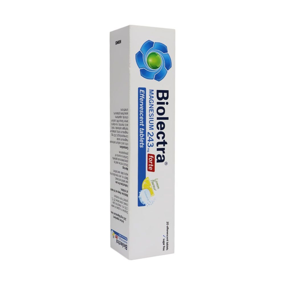 Biolectra Magnesium Forte Effervescent Tablets 20's