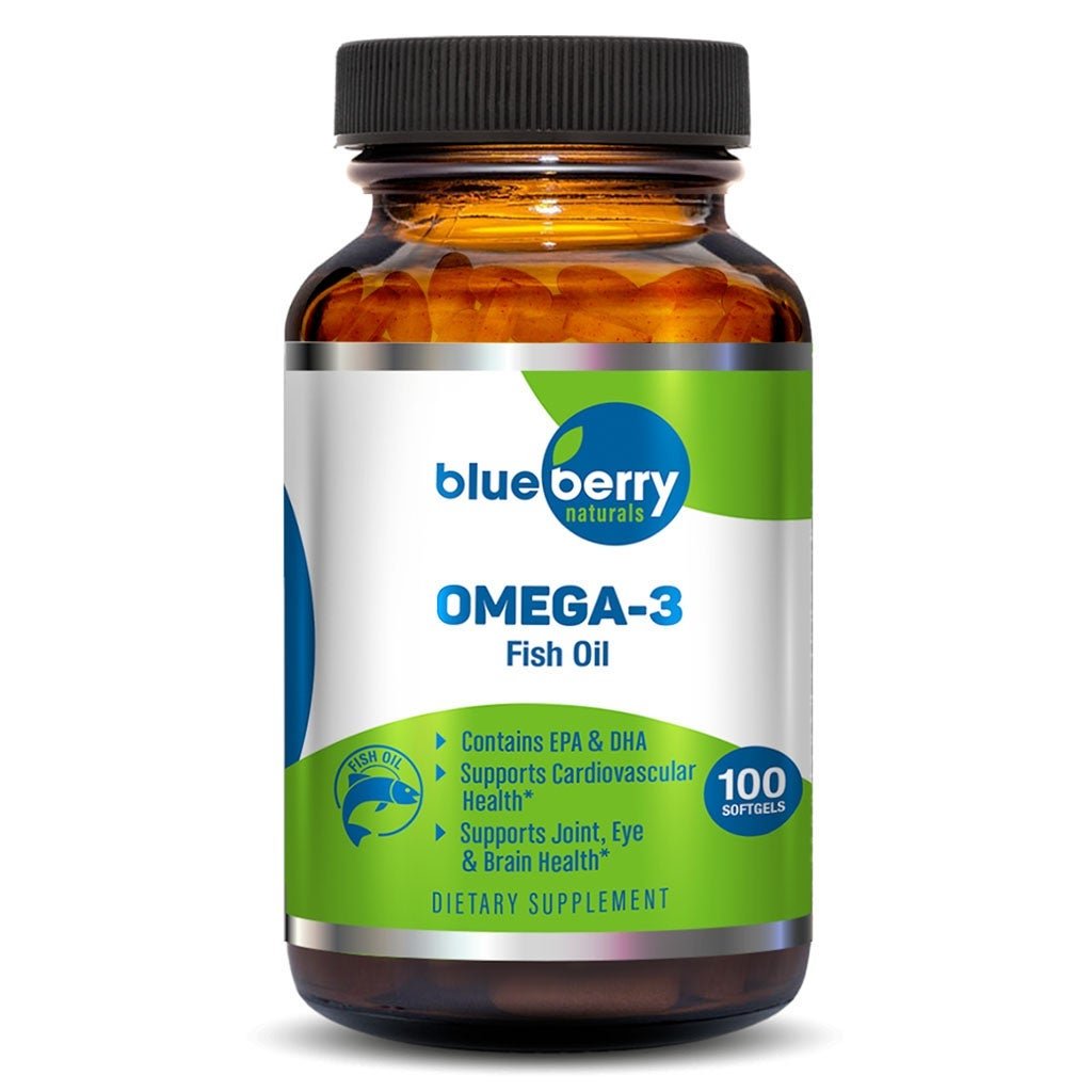Blueberry Naturals Omega-3 1000mg Softgels 100's