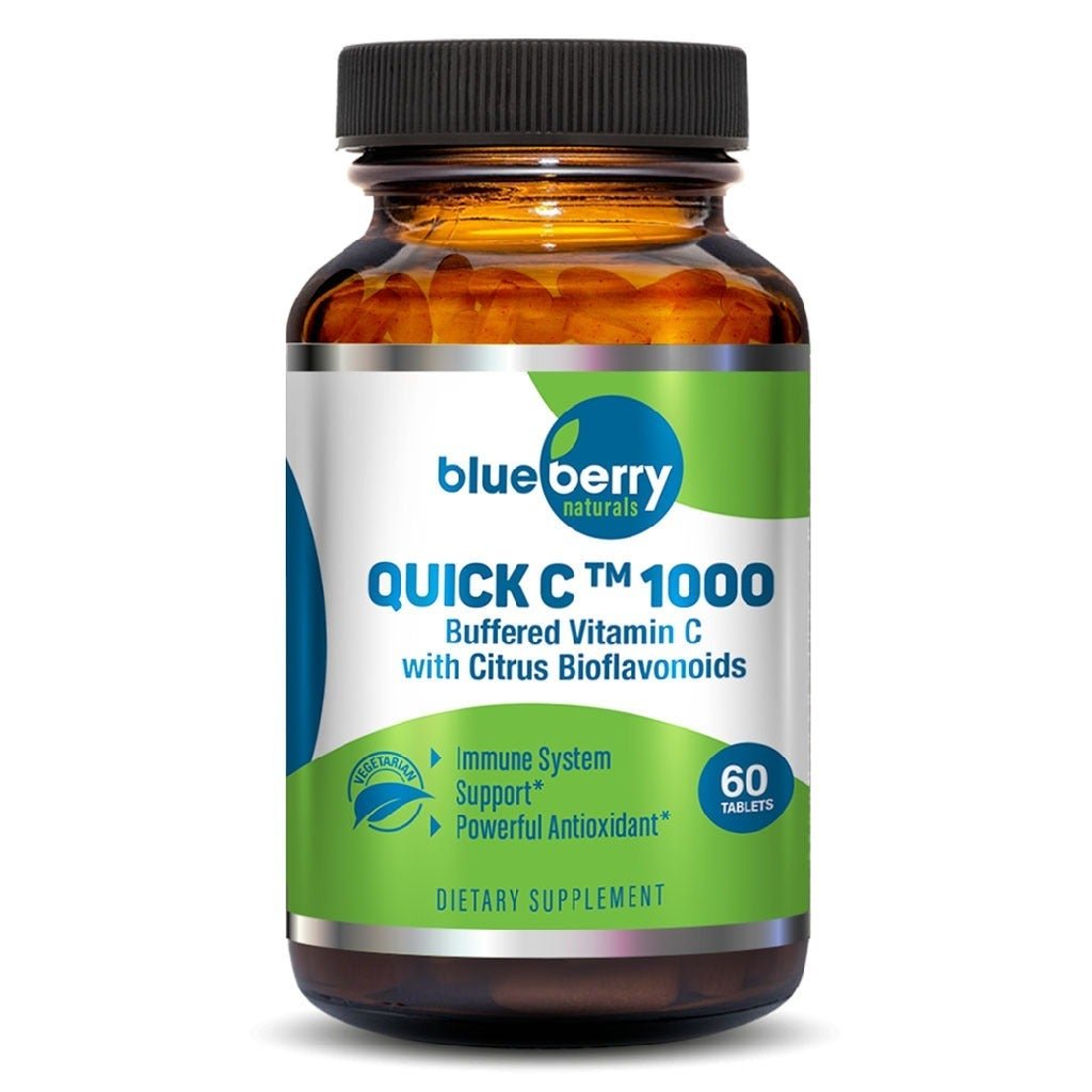 Blueberry Naturals Quick C 1000mg Tablets 60's